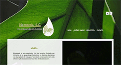 Desktop Screenshot of biocenosis.org.mx