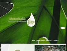 Tablet Screenshot of biocenosis.org.mx
